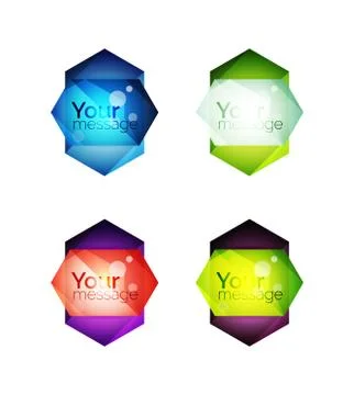 Vector shiny blank web option boxes 스톡 일러스트