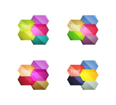 Vector shiny blank web option boxes Illustrazione stock