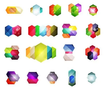 Vector shiny blank web option boxes Stock Illustration