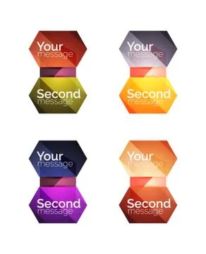 Vector shiny blank web option boxes イラスト素材