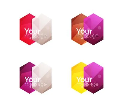 Vector shiny blank web option boxes Stock Illustration