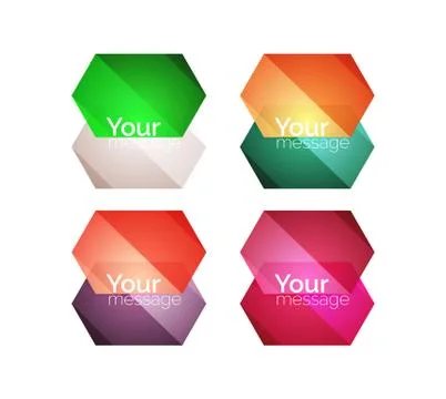 Vector shiny blank web option boxes Illustrazione stock