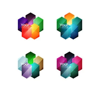 Vector shiny blank web option boxes Illustrazione stock