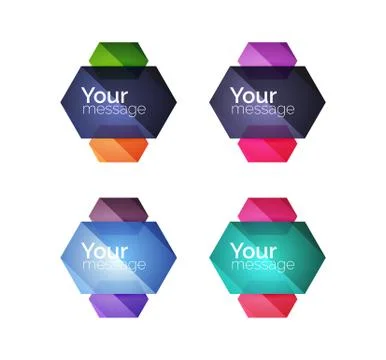 Vector shiny blank web option boxes イラスト素材