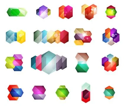 Vector shiny blank web option boxes Stock Illustration