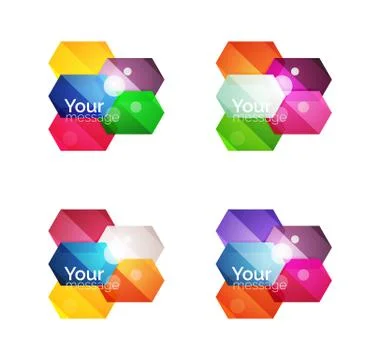 Vector shiny blank web option boxes 스톡 일러스트