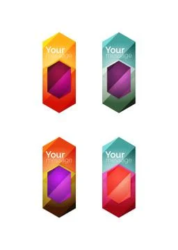 Vector shiny blank web option boxes Stockillustratie