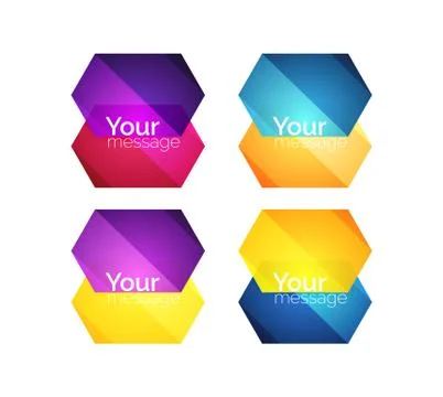 Vector shiny blank web option boxes Illustrazione stock