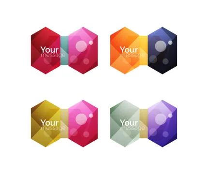Vector shiny blank web option boxes Illustrazione stock