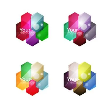 Vector shiny blank web option boxes Illustrazione stock