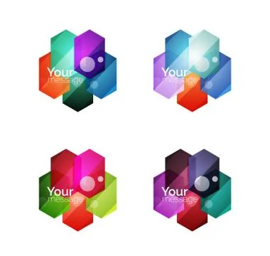 Vector shiny blank web option boxes Stockillustratie