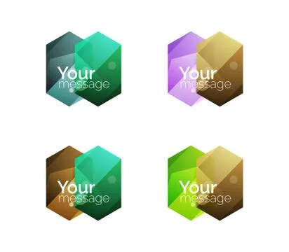 Vector shiny blank web option boxes イラスト素材