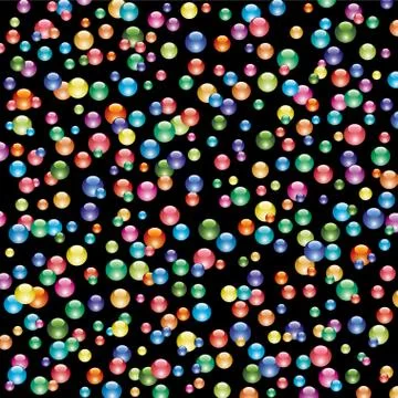Vector shiny bubbles Stock Illustration