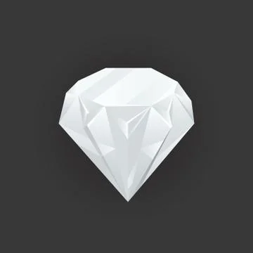 Vector shiny diamond, gem Stock Illustration