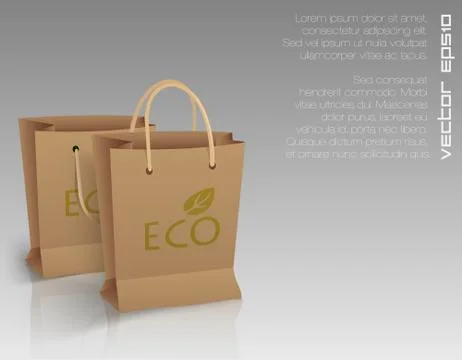 Vector Shopping Bag Stock Illustration