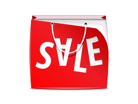 Vector shopping bag. Stock Illustration