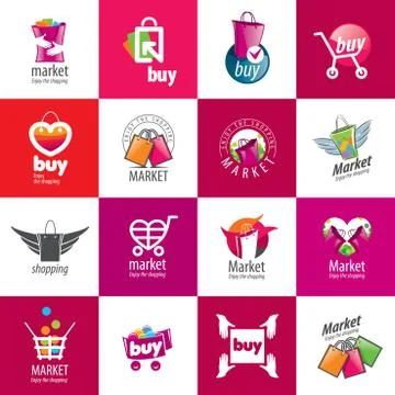 Vector shopping logo Stock Illustration