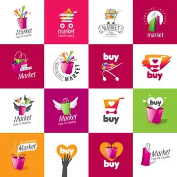 Vector shopping logo Stock Illustration