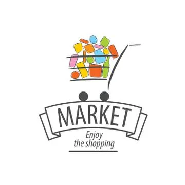 Vector shopping logo Stock Illustration