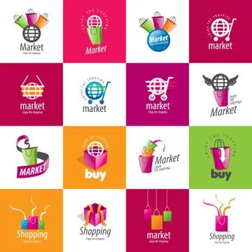 Vector shopping logo Stock Illustration