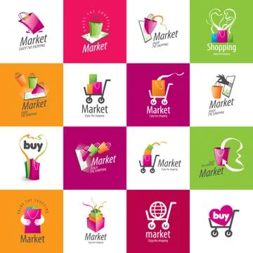 Vector shopping logo Stock Illustration