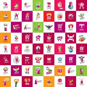 Vector shopping logo Stock Illustration