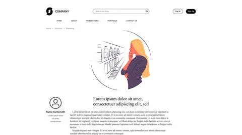 Vector shopping in shadow of sharp lines style . Editable illustration Stock Illustration