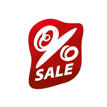 Vector sign for discounts Stock Illustration