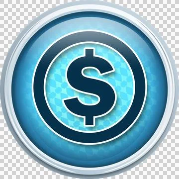 Vector sign of dollar Foto stock