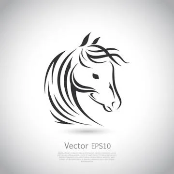 Vector sign. Horse logo Stock Illustration