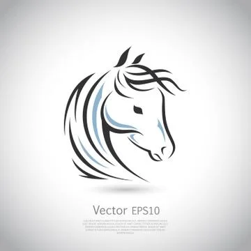 Vector sign. Horse logo Иллюстрация