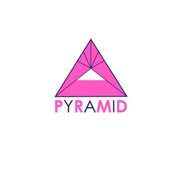 Vector sign pyramid egypt isolated Stock Illustration