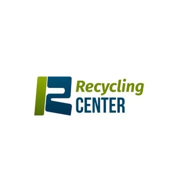 Vector sign for recycling center Ilustración de archivo