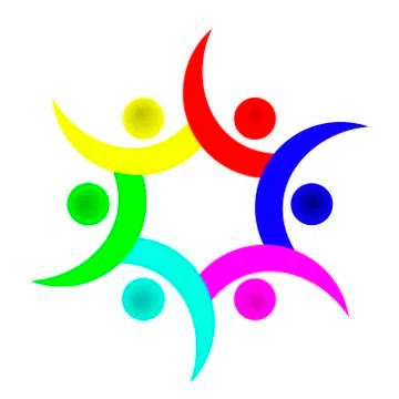 Vector sign team Illustrazione stock