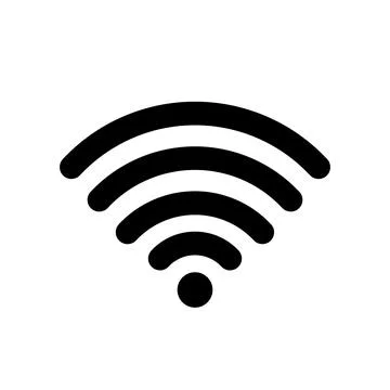 Vector signal internet with white background Illustrazione stock