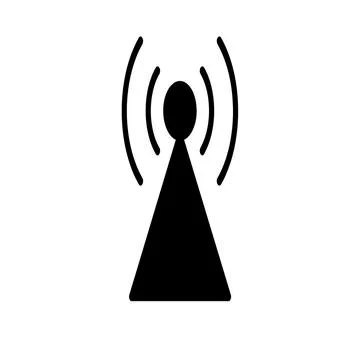 Vector signal internet with white background イラスト素材