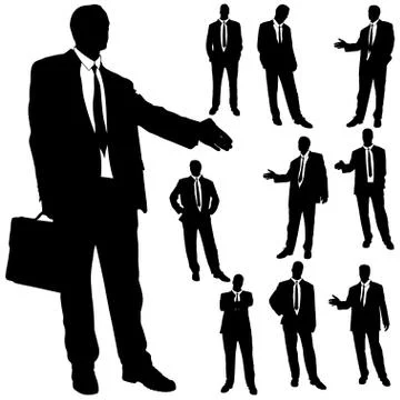 41,800+ Business People Silhouette Stock Illustrations, Royalty