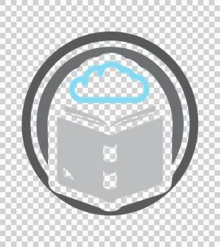 A vector silhouette image of a Book icon Stock Illustration