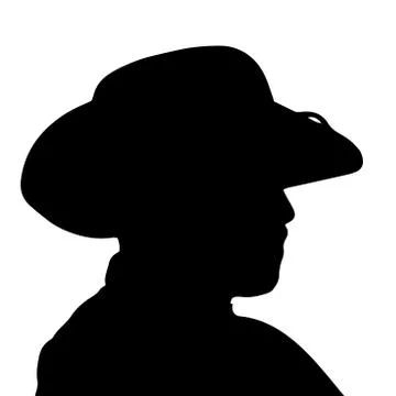 Vector silhouette of a man. Stock Illustration