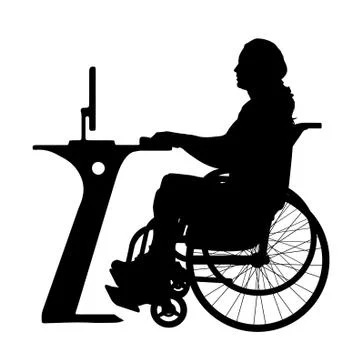 Vector silhouette of a man. Stock Illustration