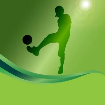 Vector silhouette of a man. Illustrazione stock