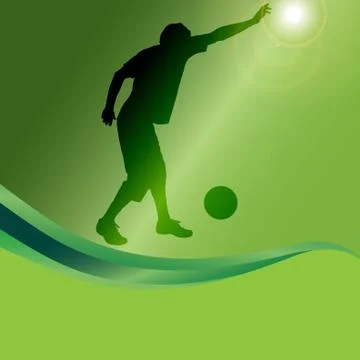 Vector silhouette of a man. Illustrazione stock