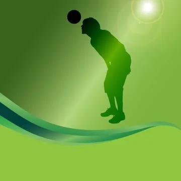 Vector silhouette of a man. Illustrazione stock