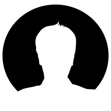 Vector silhouette of man. Stock Illustration