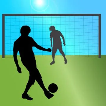 Vector silhouette of a men. Illustrazione stock