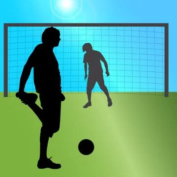 Vector silhouette of a men. Illustrazione stock