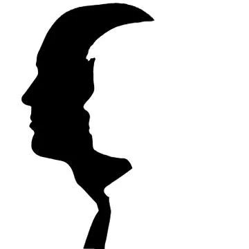 Vector silhouettes family. Stock Illustration