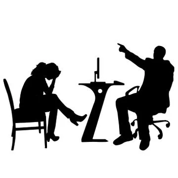 Vector silhouettes of people. Stock Illustration