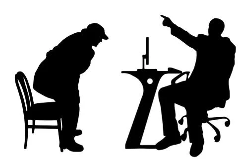 Vector silhouettes of people. Stock Illustration