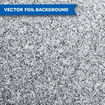 Vector silver glittering foil texture Stockillustratie
